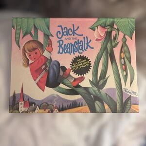 Jack and the Beanstalk, 1970s Vintage Pop-Up Book V. Kubasta Art